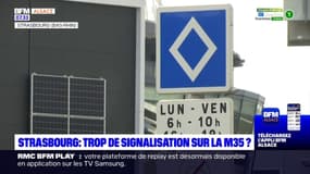 Eurométropole de Strasbourg: trop de signalisation sur la M35?