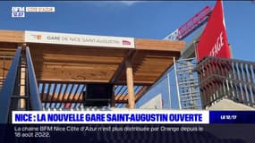 Nice: la nouvelle gare Saint-Augustin ouverte