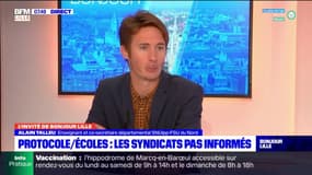Rentrée scolaire: Alain Talleu, enseignant et co-secrétaire départemental du SNUIPP-FSU du Nord, s'inquiète du niveau du protocole sanitaire 