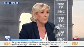 Marine Le Pen chez Jean-Jacques Bourdin
