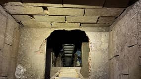 Le tunnel découvert entre le Maroc et l’enclave espagnole de Ceuta, le 189 février 2025 