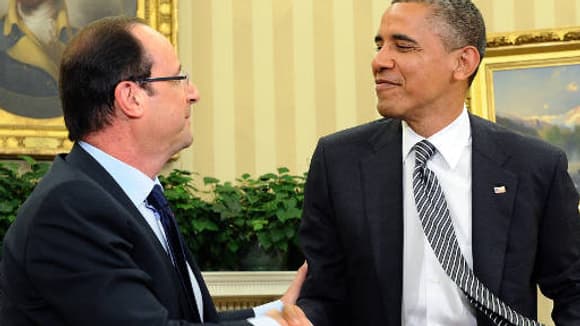 François Hollande et Barack Obama à Washington, en février dernier.