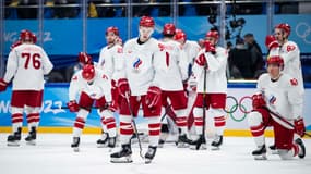 Des hockeyeurs russes aux JO d'hiver 2022 à Pékin