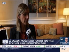 Agnès Pannier-Runacher (ministre de l'Économie et des Finances): Son déplacement à Las Vegas à l'occasion du Consummer Electronic Show - 09/01