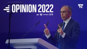 Éric Zemmour lors de son meeting à Lille le 5 février 2022