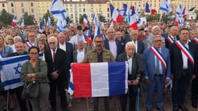 Ce mardi 10 octobre à 18 heures, le Crif organisait à Lyon sur la place Bellecour une manifestation en soutien à Israël après l'attaque du Hamas.