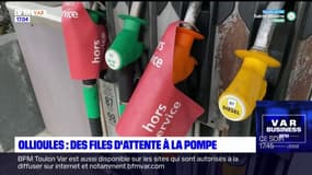 Var: des files d'attente à la pompe à Ollioules