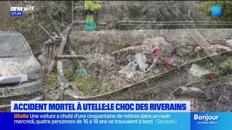 Accident mortel à Utelle: le choc des riverains