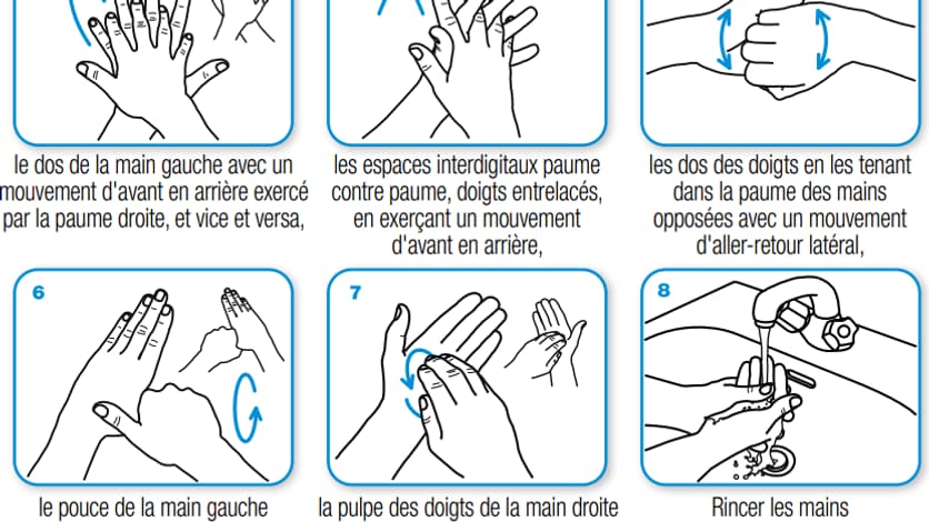 Le lavage des mains Le lavage des mains
