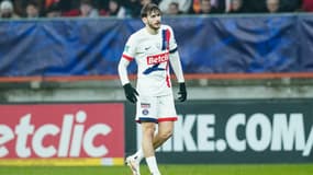 Khvicha Kvaratskhelia lors du match du 8e de finale de Coupe de France entre Le Mans et le PSG, le 4 janvier 2025