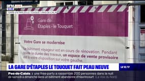 Pas-de-Calais: la gare d'Étaples Le Touquet en travaux