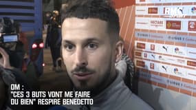 Nimes-OM : "Ces trois buts vont me faire du bien" soupire Benedetto