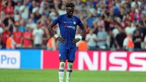 Tammy Abraham lors du match Chelsea-Liverpool, à Istanbul le 14 août 2019
