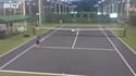 Un enfant défie Djokovic à Indian Wells et gagne le point