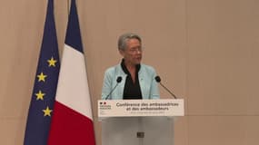 Suivez le discours d'Élisabeth Borne en clôture de la conférence des ambassadeurs