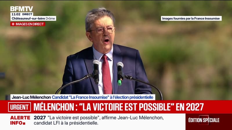 Jean-Luc Mélenchon, candidat LFI à la présidentielle, exprime "sa compassion pour les victimes des incendies" qui ont touché la France