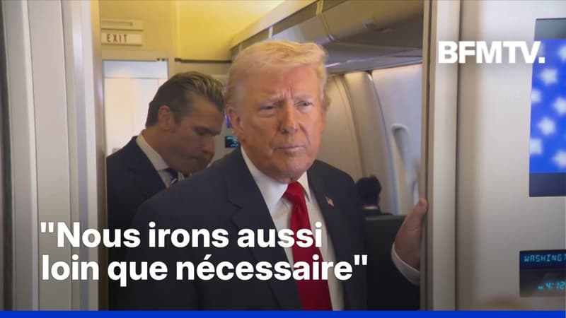 Guerre en Iran: la prise de parole en intégralité de Donald Trump à bord du Air Force 1