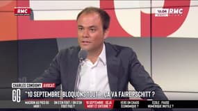 Mobilisation du 10 septembre : "Je suis choqué par cette récupération", s'agace Charles Consigny