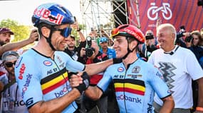 Wout VAN AERT et Remco EVENEPOEL le 25/09/2022	