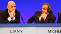 Gianni Infantino et Michel Platini, en 2013