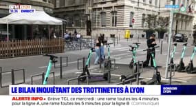 Le bilan inquiétant des trottinettes à Lyon