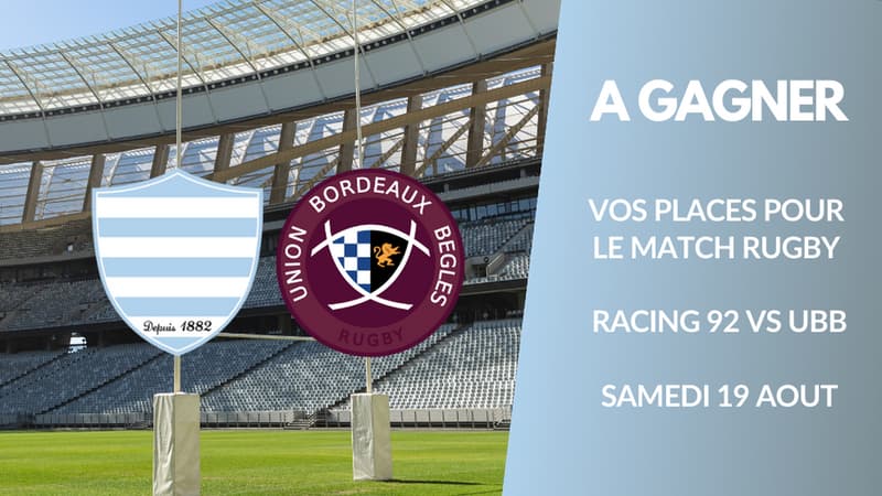 A gagner : vos places pour le match Racing 92 vs UBB