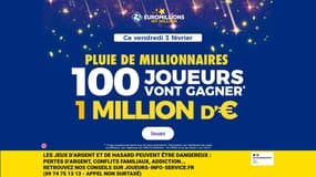 FDJ EuroMillions : 100 joueurs seront millionnaires ce vendredi 3 février, découvrez pourquoi