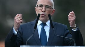 Le député LR Eric Ciotti, le 6 décembre 2021 dans les Alpes-Maritimes