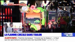 JO 2024: la flamme olympique circule dans Toulon