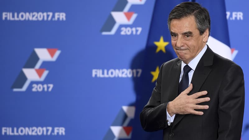 François Fillon, après sa victoire à la primaire de la droite et du centre, le 27 novembre 2016.