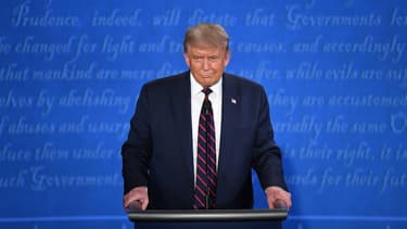 Donald Trump à Cleveland (Ohio) le 29 septembre 2020