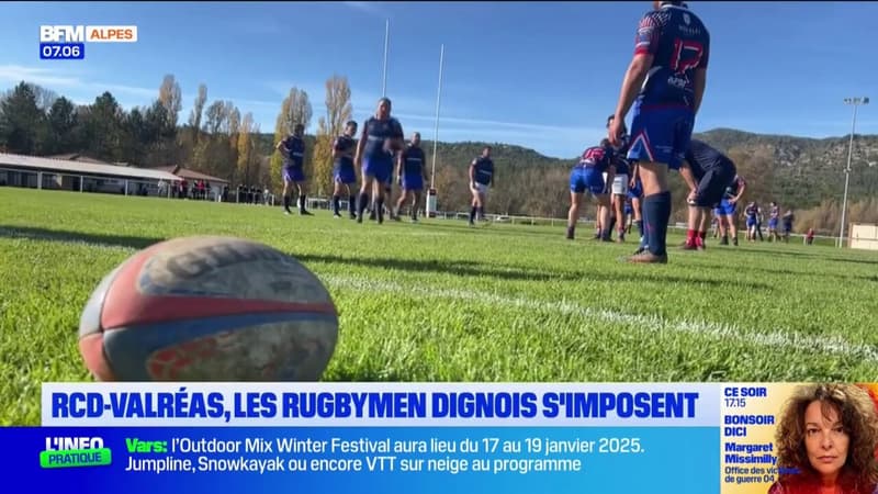 Rugby: Digne-les-Bains s'impose contre Valréas