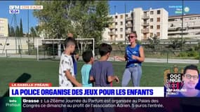 Fréjus: des policiers organisent des jeux pour expliquer leurs techniques d'intervention