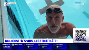 "Franchir la ligne d'arrivée, c'est toujours des émotions": rencontre avec un triathlète de 72 ans à Mulhouse
