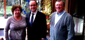 Plouvain: Hollande s’invite à l’improviste chez le maire