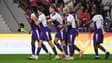 Les Toulousains célèbrent le but de Yann Gboho face au FC Nantes, le 27 septembre 2025