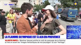 "Un événement inoubliable": sourire et bonne humeur à Aix-en-Provence pour le passage de la flamme olympique