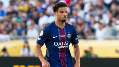Warren Zaïre-Emery avec le PSG pendant un match de la Coupe du monde des clubs, le 20juin 2025