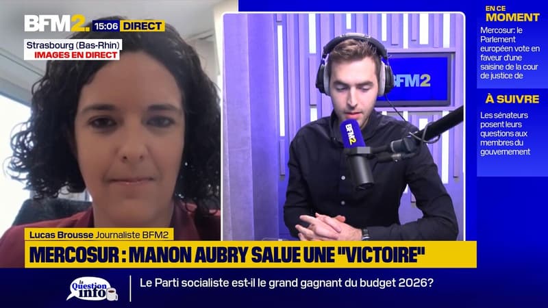 "Ce serait un coup de force": Manon Aubry prévient la Commission européenne en cas d'application provisoire du traité du Mercosur