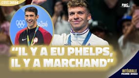 JO 2024 / Natation : "Il y a eu Phelps, aujourd'hui il y a Marchand" salue Esposito