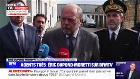 Attaque du fourgon pénitentiaire: "Ce drame absolu nous oblige" déclare Éric Dupont-Moretti