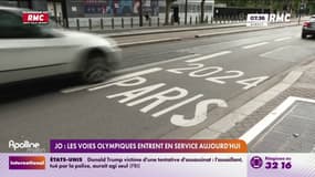 JO: les voies olympiques entrent en service ce lundi