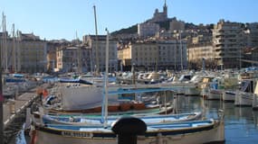 Le Vieux-Port de Marseille.