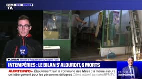 "On essaye de sauver ce qu'on peut encore sauver": Florian, un sinistré de Roquebrune-sur-Argens, témoigne