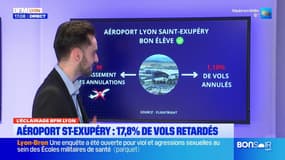 L'éclairage de BFM Lyon: l'aéroport Lyon Saint-Exupéry, bon élève de la ponctualité