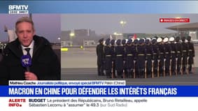 Emmanuel Macron en visite en Chine pendant trois jours pour défendre les intérêts français dans les échanges commerciaux