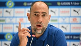Igor Tudor lors de sa conférence de presse de présentation, le 5 juillet 2022.