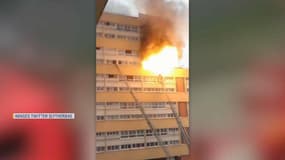 Un incendie impressionnant se déclare dans un immeuble d'Aubervilliers
