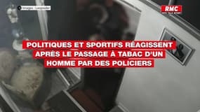 Politiques et sportifs réagissent après le passage à tabac d'un homme par des policiers
