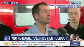 Porte-parole des pompiers de Paris: "Il y a une menace sur les pignons qui ne sont plus soutenus par la charpente"